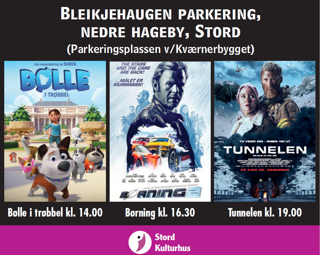 NY DATO FOR DRIVE IN KINO BLIR SØNDAG 24.05.20