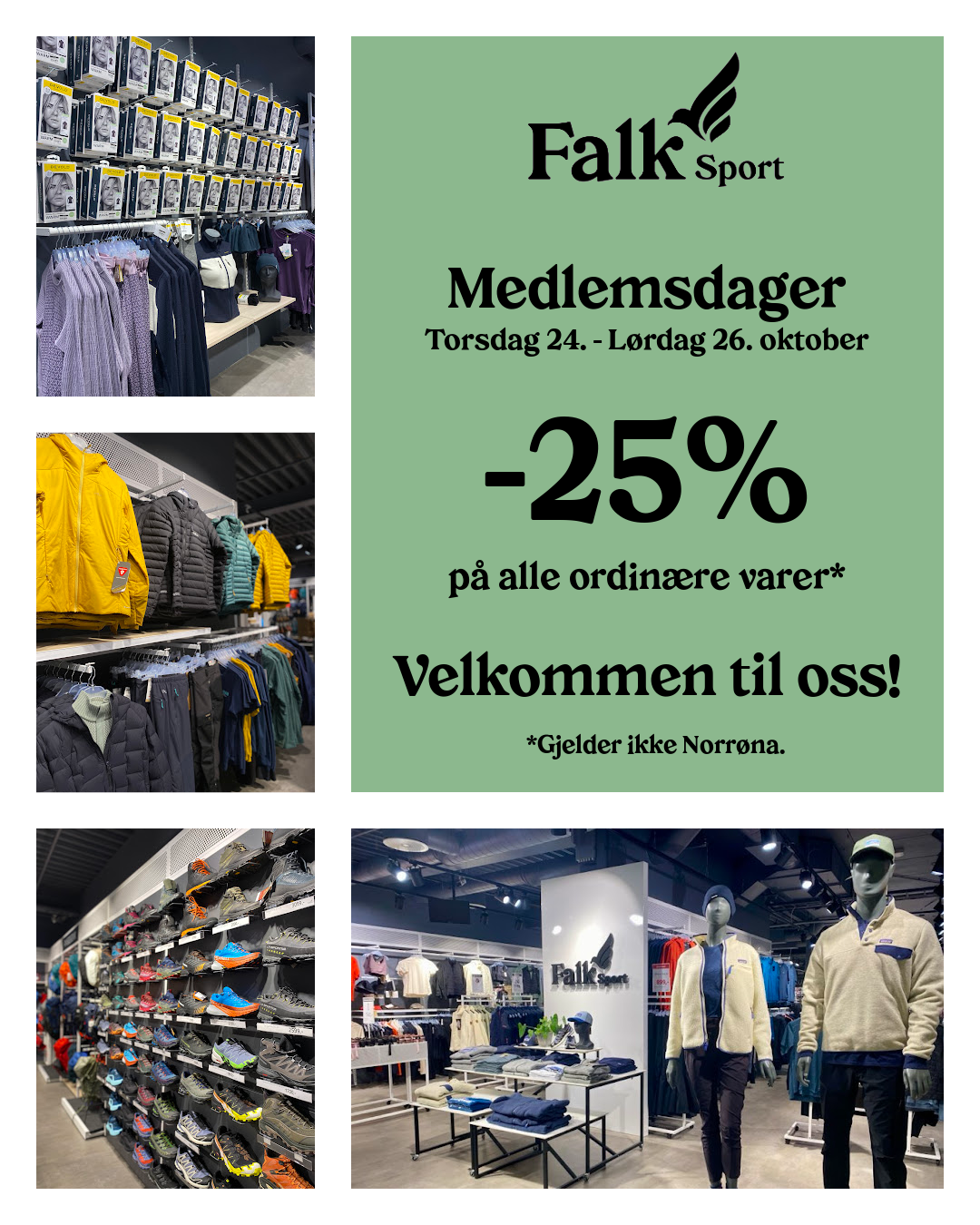 Medlems dager hos FALK Sport